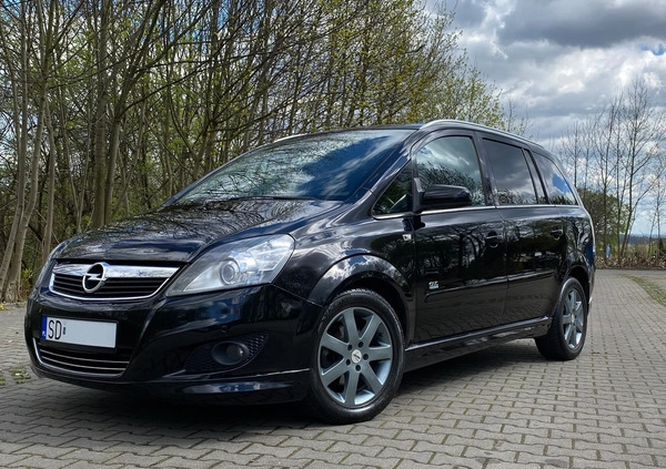 Opel Zafira cena 17699 przebieg: 200000, rok produkcji 2009 z Myślenice małe 277